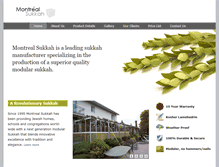 Tablet Screenshot of montrealsukkah.com